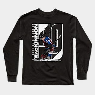 nathan mackinnon stretch Long Sleeve T-Shirt